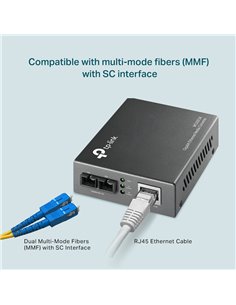 TP-LINK Gigabit Multi-Mode Media Converter MC200CM, Ver. 4.0