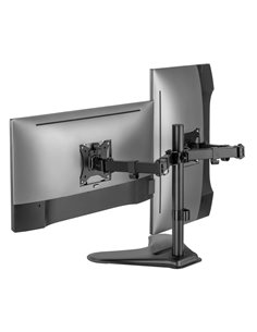 BRATECK βάση γραφείου για 2x οθόνες LDT66-T024, 17-32", έως 9kg