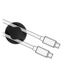 POWERTECH οργανωτές καλωδίων TIES-073, 2 θέσεις, Φ7mm, μαύρο, 10τμχ