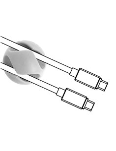 POWERTECH οργανωτές καλωδίων TIES-076, 2 θέσεις, Φ7mm, λευκό, 10τμχ