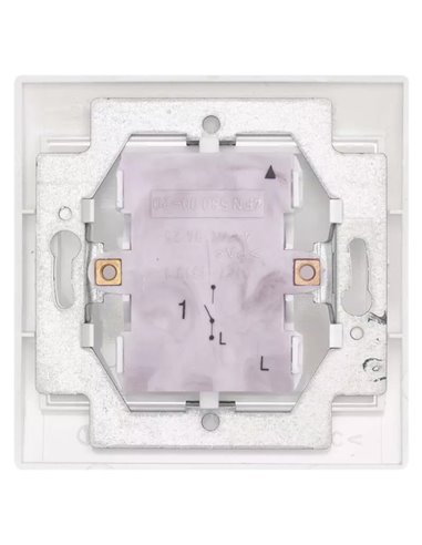 TESLA STROPKOV διακόπτης τοίχου A0260, μονός, 1-way, λευκός