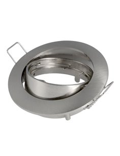 OPTONICA μεταλλικό πλαίσιο spot για MR16 5171, χωνευτό, 82x25mm, 2τμχ