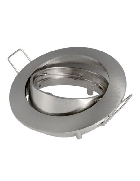 OPTONICA μεταλλικό πλαίσιο spot για MR16 5171, χωνευτό, 82x25mm, 2τμχ