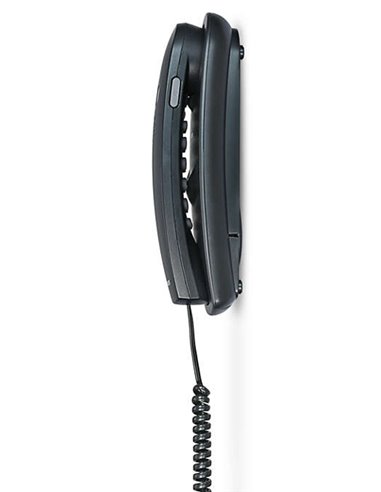 PHILIPS ενσύρματο τηλέφωνο TD2801B/00, επιτραπέζιο ή επιτοίχιο, μαύρο