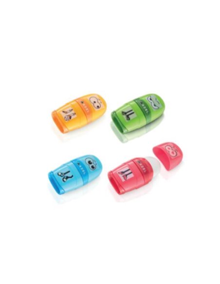 Adel ξύστρα - σβήστρα Cubies New βαρελάκι