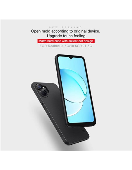 NILLKIN θήκη Super Frosted Shield για Realme 9i 5G/10 5G, μαύρη