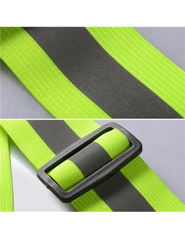 Ανακλαστικό γιλέκο SPXISPRO-021, ρυθμιζόμενο, πράσινο