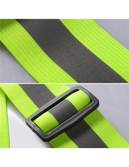 Ανακλαστικό γιλέκο SPXISPRO-021, ρυθμιζόμενο, πράσινο