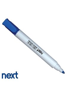 Μαρκαδόρος λευκού πίνακα επαναγεμιζόμενος μπλε στρογγυλή μύτη