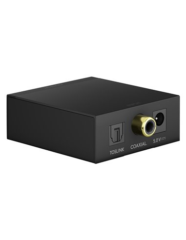 GOOBAY μετατροπέας ήχου 58493, Coaxial/Toslink σε 2x RCA, μαύρος