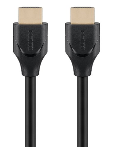 GOOBAY καλώδιο HDMI 2.1 61642, Ethernet, ARC, 8K/60Hz 48 Gbps, 5m, μαύρο