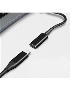 POWERTECH καλώδιο τροφοδοσίας CAB-UC075, USB-C σε HP 4.5x3.0mm, μαύρο