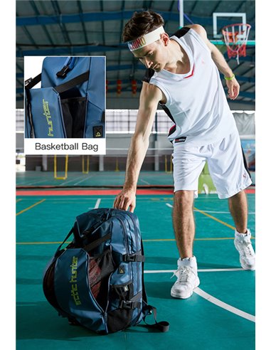 ARCTIC HUNTER τσάντα πλάτης B00391 με θήκη μπάλας & laptop, 26L, μαύρη