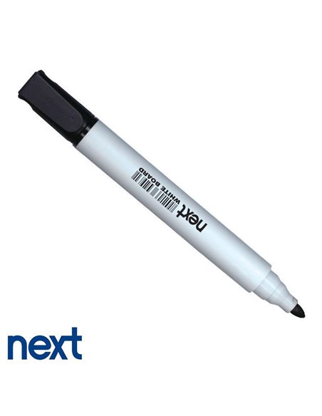 Μαρκαδόρος λευκού πίνακα επαναγεμιζόμενος μαύρος στρογγυλή μύτη