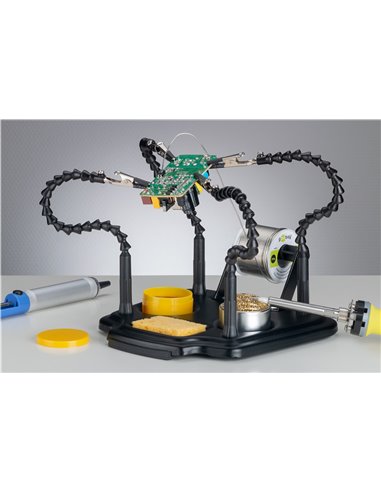 GOOBAY βάση στήριξης πλακέτας 61669 για συγκόλληση, 4x βραχίονες, μαύρη