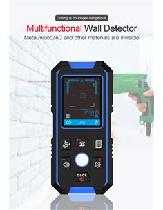 NOYAFA ψηφιακός αναλυτής τοίχου NF-518, ανιχνεύει μέταλλο/ξύλο/καλώδια