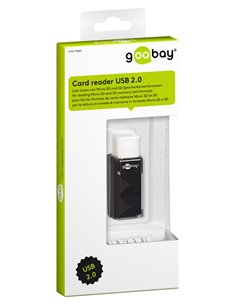 GOOBAY card reader 95682 για SD κάρτα μνήμης, 480 Mbps, μαύρο
