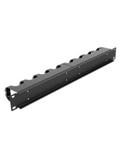 DELOCK cable management 66849 για rack 19"/1U, 10x γάντζοι, μαύρο