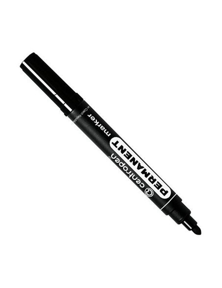 Centropen μαρκαδόρος ανεξίτηλος μαύρος στρόγγ. μύτη 2,5mm