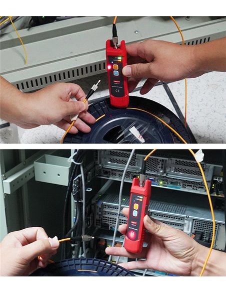 UNI-T ανιχνευτής σφάλματος οπτικής ίνας UT691-01, ~1mW, ~650nm, IP54
