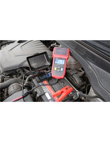 UNI-T tester μπαταρίας αυτοκινήτων UT675A με κροκοδειλάκια & εκτυπωτή