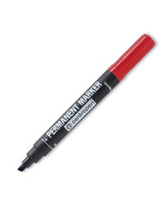 Centropen μαρκαδόρος ανεξίτηλος κόκκινος τετράγωνη μύτη 1-4,6mm