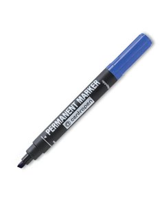 Centropen μαρκαδόρος ανεξίτηλος μπλε τετράγωνη μύτη 1-4,6mm