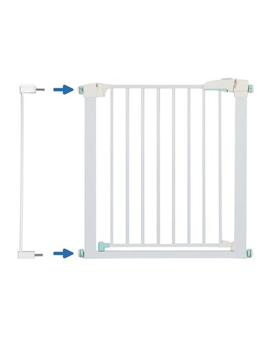 C-TECH προέκταση προστατευτικής πόρτας HUH-0119, μεταλλική, 7cm, λευκή