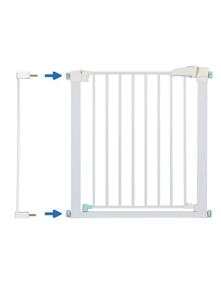 C-TECH προέκταση προστατευτικής πόρτας HUH-0119, μεταλλική, 7cm, λευκή