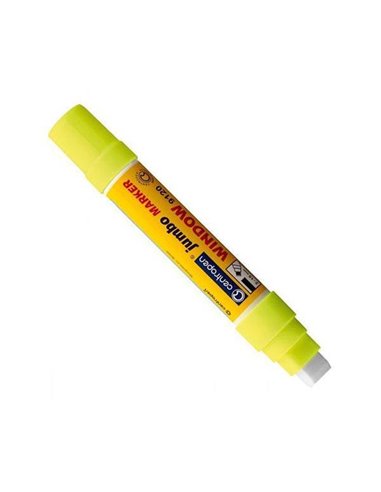Centropen μαρκαδόρος υγρ. κιμωλίας κίτρινος jumbo 2-15mm
