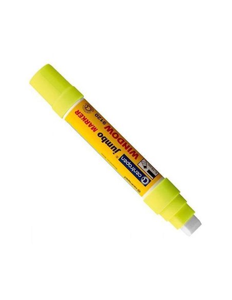 Centropen μαρκαδόρος υγρ. κιμωλίας κίτρινος jumbo 2-15mm
