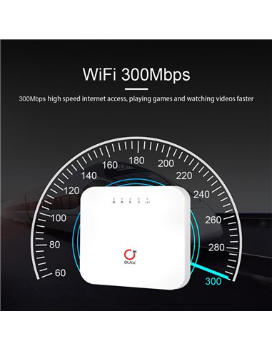 OLAX router AX6 Pro, 4G LTE, WiFi 300Mbps, 4000mAh