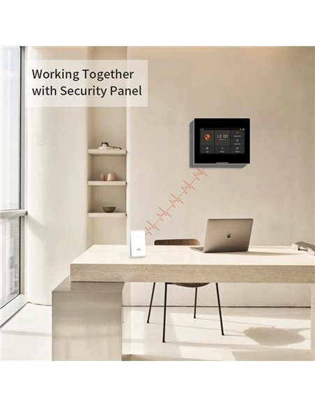 Κουμπί πανικού B100-SOS για συναγερμούς, επιτοίχιο, 433MHz