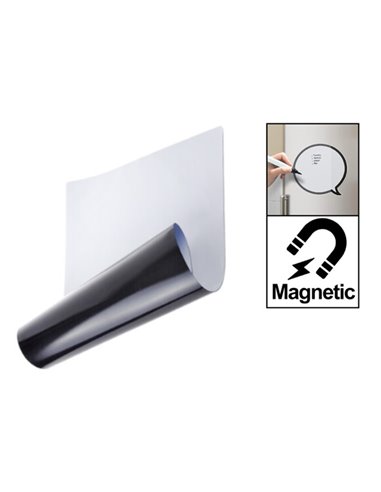 MP μαγνητικός πίνακας μαρκαδόρου PA146-1, ελαστικός, 20x30cm, λευκός