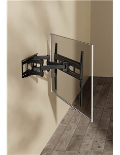 POWERTECH επιτοίχια βάση τηλεόρασης PT-1130, 37-80", έως 40kg, full motion