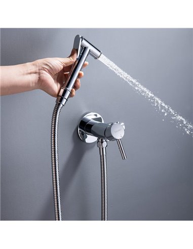 BRUNO εντοιχιζόμενη μπαταρία μπιντέ M61763, αναμεικτική, ασημί