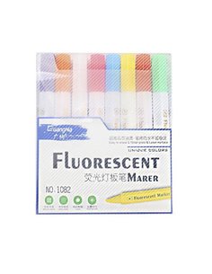 Μαρκαδόροι φωσφορούχοι 8 χρώματα