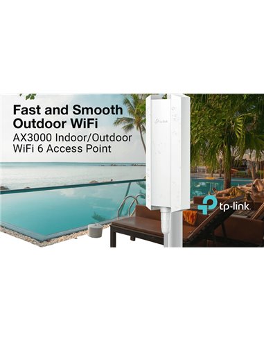 TP-LINK access point EAP650-Outdoor, WiFi 6, Mesh, AX3000, Ver. 1.0