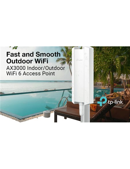 TP-LINK access point EAP650-Outdoor, WiFi 6, Mesh, AX3000, Ver. 1.0