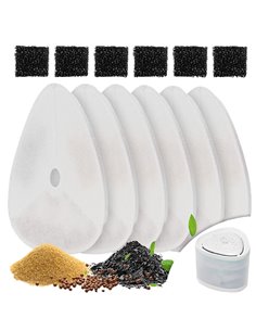 BRUNO φίλτρα νερού BRN-0151 για ποτίστρα κατοικίδιων BRN-0150, 6τμχ