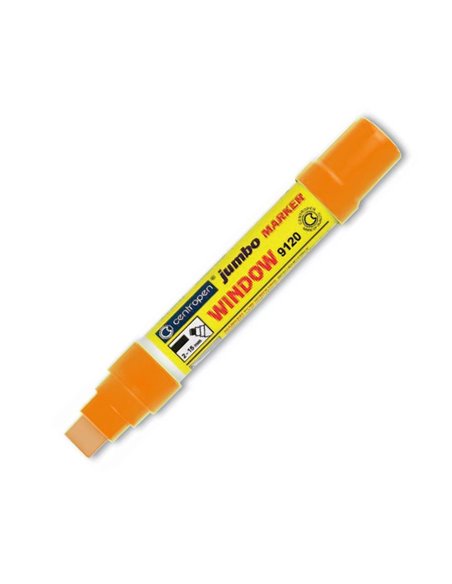 Centropen μαρκαδόρος υγρής κιμωλίας πορτοκαλί jumbo 2-15mm