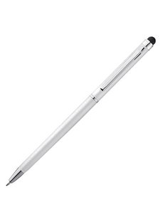 Στυλό- touch pen άσπρο 13xØ0,6εκ. Δυνατότητα εκτύπωσης.