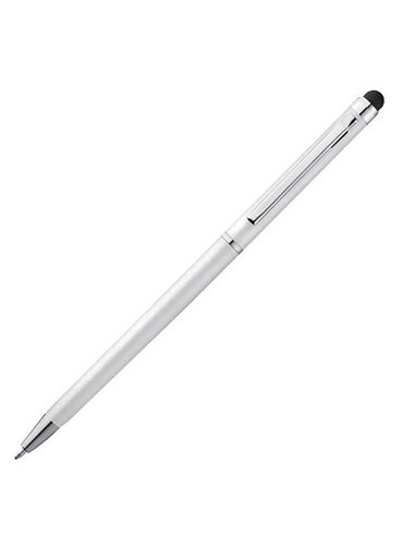 Στυλό- touch pen άσπρο 13xØ0,6εκ. Δυνατότητα εκτύπωσης.