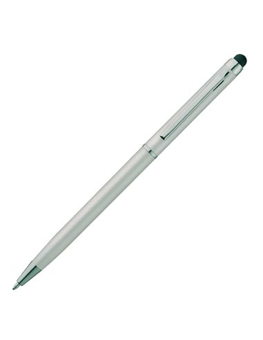 Στυλό- touch pen ασημί 13xØ0,6εκ.  Δυνατότητα εκτύπωσης.