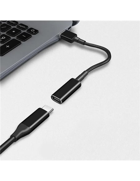 POWERTECH καλώδιο τροφοδοσίας CAB-UC077, USB-C σε slim tip Lenovo, μαύρο