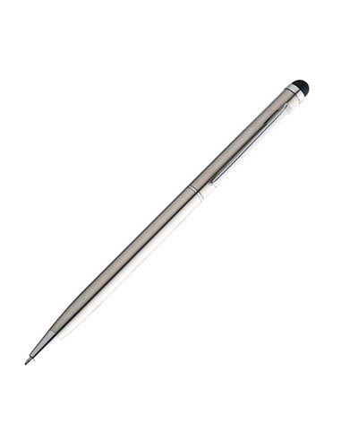 Στυλό μεταλλικό λεπτό για touchscreen οθόνες 13.5xØ0.5εκ.