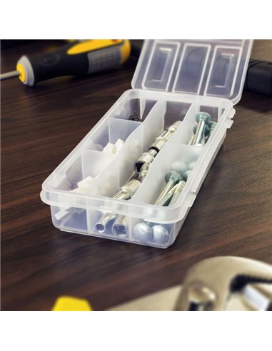 KISTENBERG πλαστική ταμπακιέρα KKNO2010, 6 θέσεων, 180x90x35mm, διάφανη