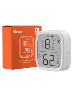 SONOFF smart θερμόμετρο & υγρασιόμετρο SNZB-02D, LCD, ZigBee