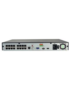 UNIARCH NVR καταγραφικό NVR-216S2-P16, H.265/H.264, 8MP, 16 κανάλια PoE