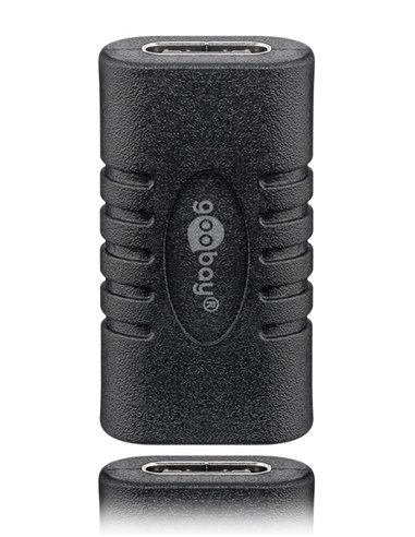 GOOBAY αντάπτορας USB-C 45401, θηλυκό σε θηλυκό, 5Gbit/s, 60W, μαύρος